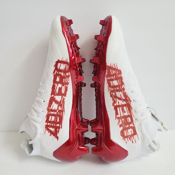 NEW Adidas Adizero Primeknit Football Cleats HP8740 Size 12.5 White Red main image 4